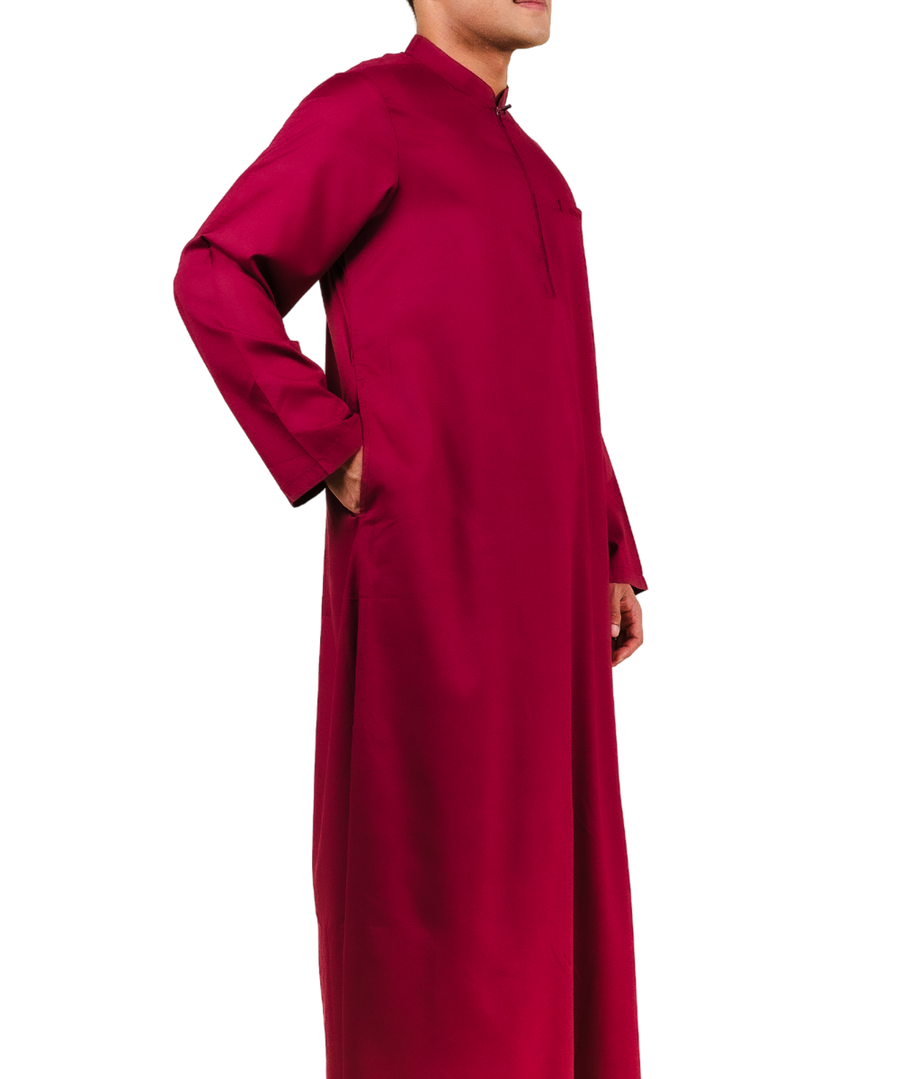 Jubah Zip Collar