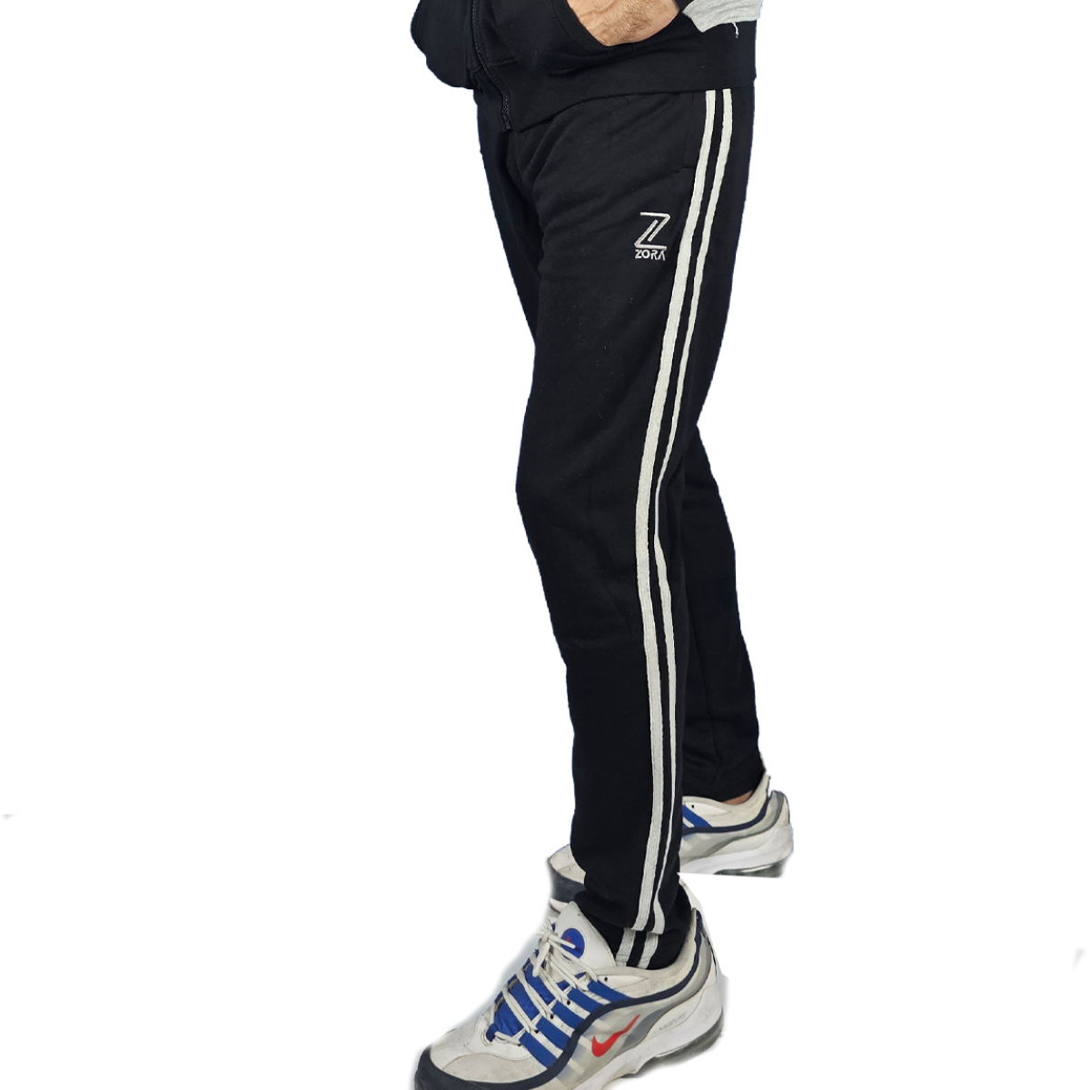 Track Pants Black and grey