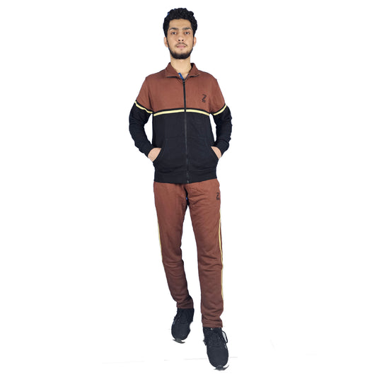 Track Suit Brown Black