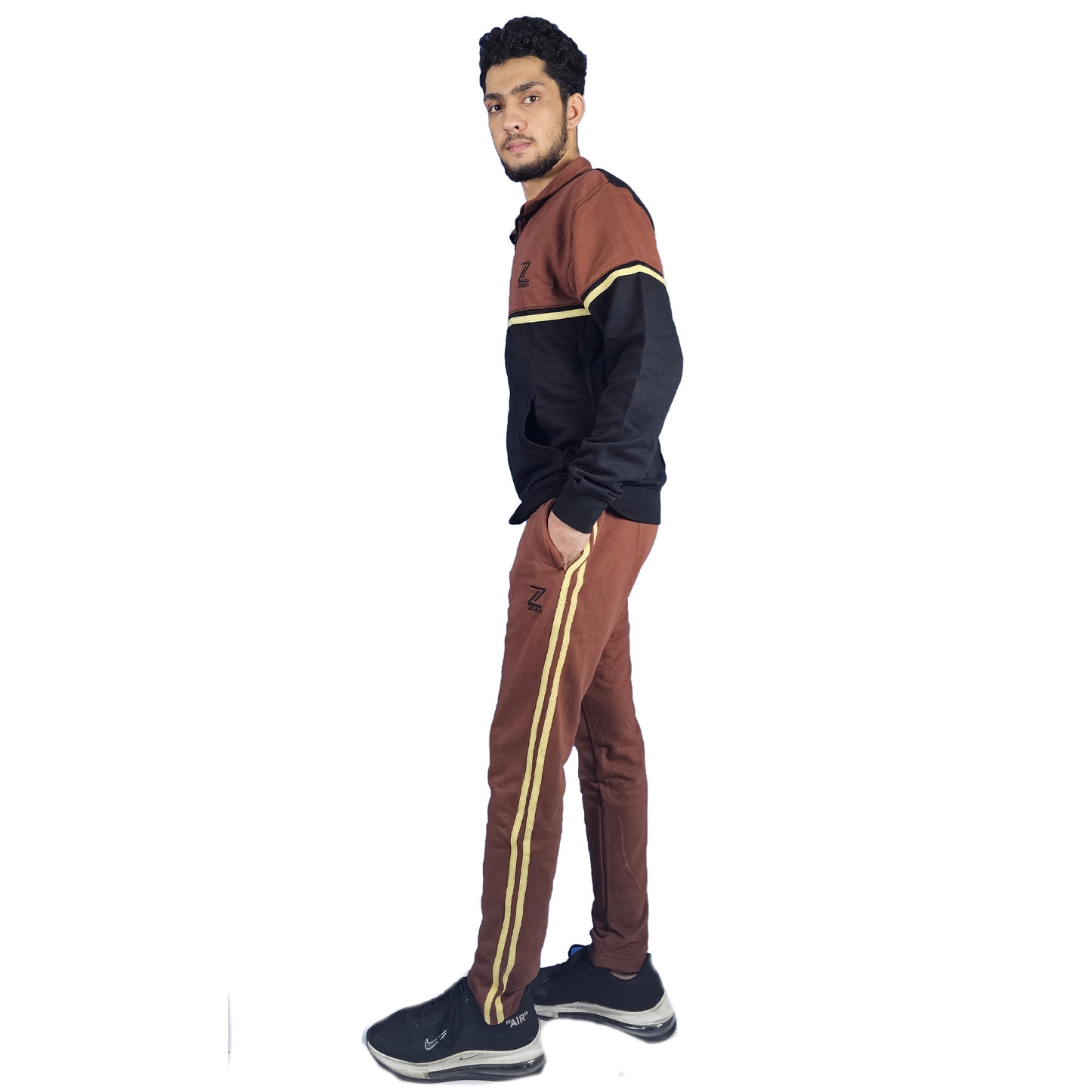 Track Suit Brown Black