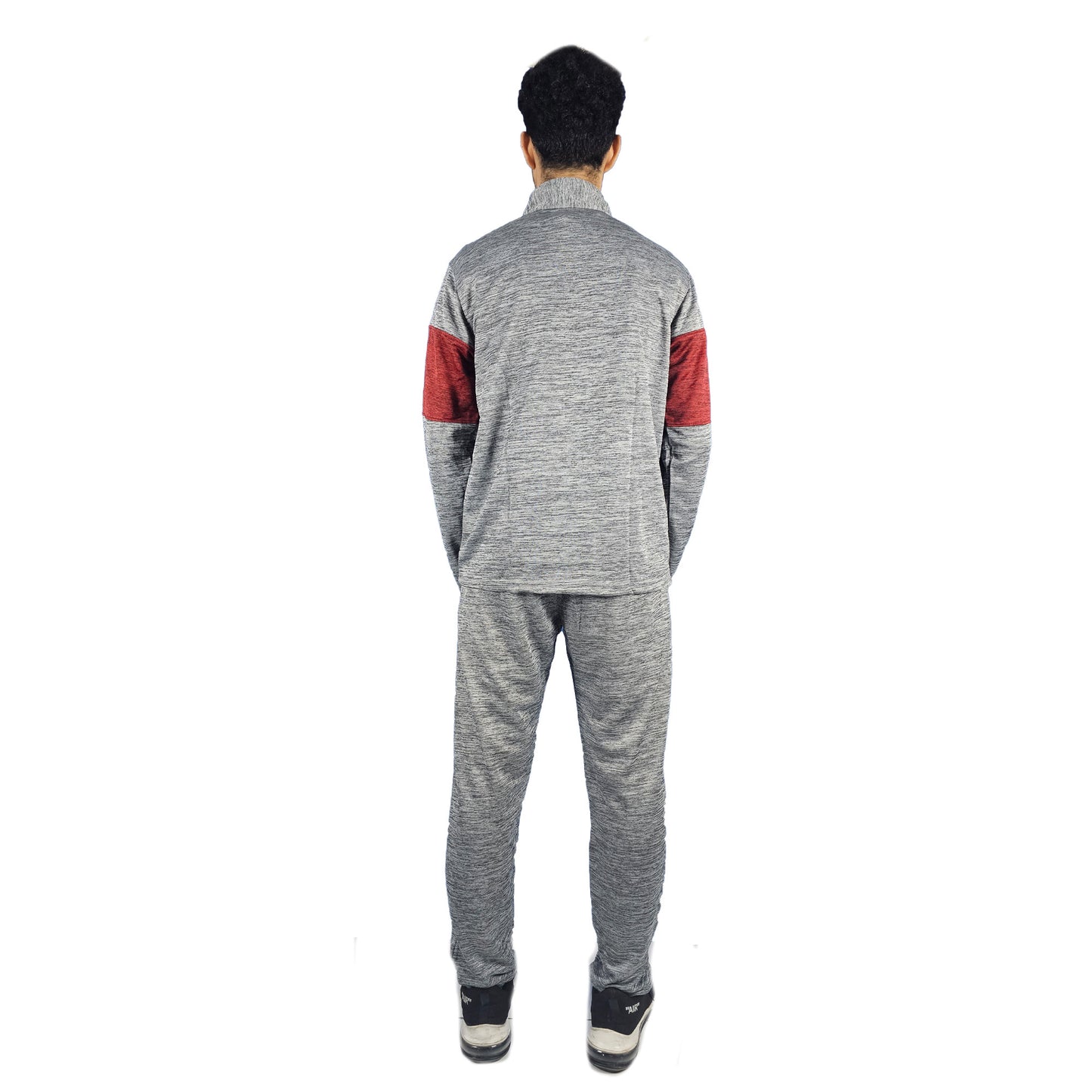 Track Suit Grey Red